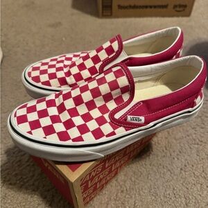 Womens slip on checkered vans